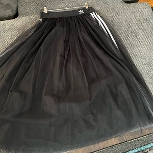 Adidas womens size Small tulle midi skirt